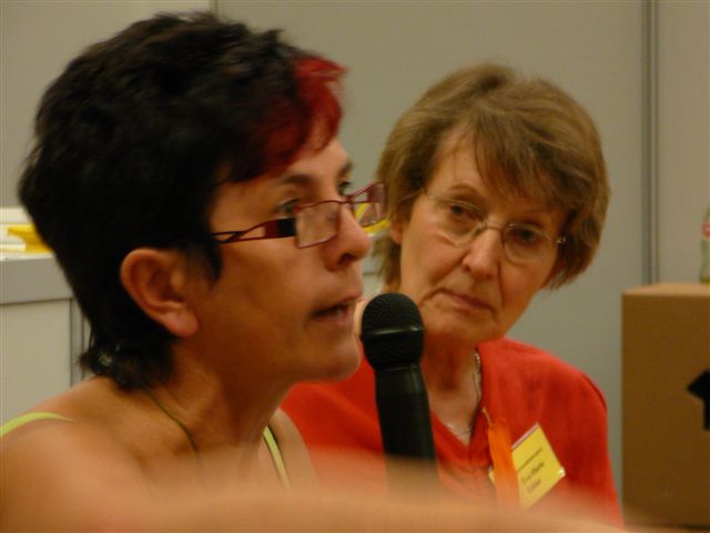 Luise Metzler (Bibel in gerechter Sprache) und Eva-Maria Kiklas