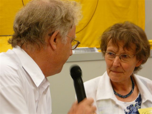 Dr. Hans-Georg Link, ehem. �kumenepfarrer, und Eva-Maria Kiklas